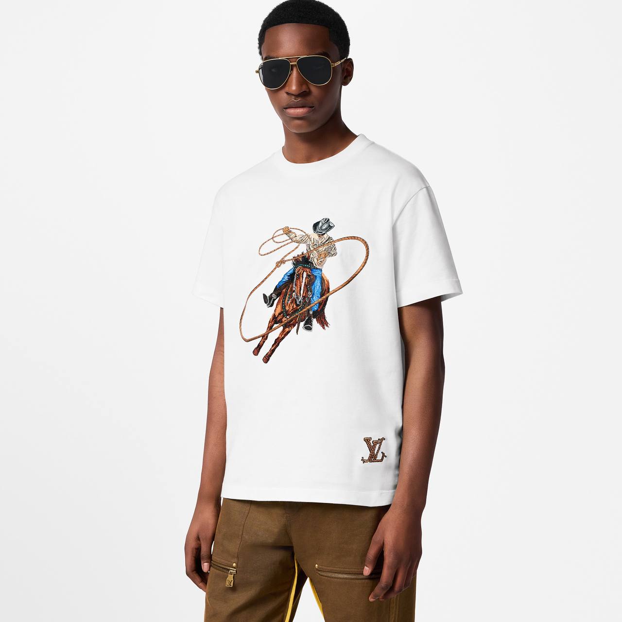 Graphic cotton t-shirt