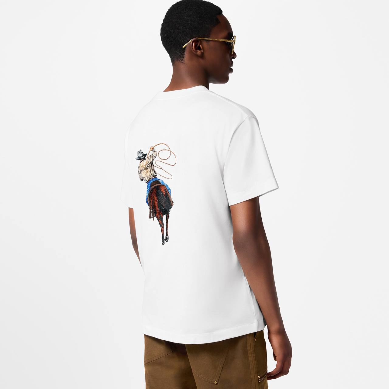 Graphic cotton t-shirt