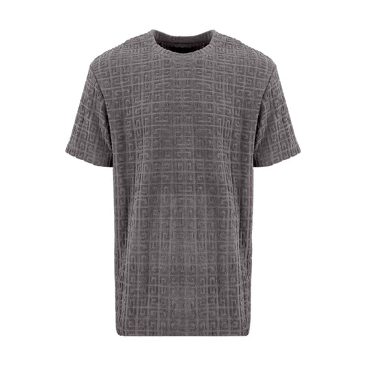 Givenchy 4G Towelling Jacquard T-Shirt Grey