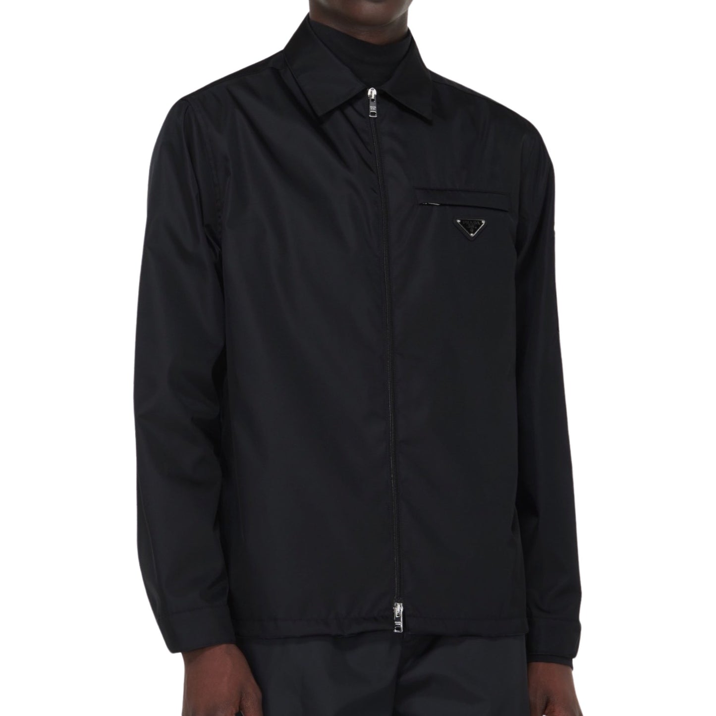 Prada Re-Nylon shirt jacket Black