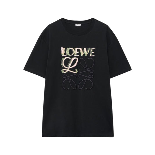 LOEWE Glitch Anagram T-Shirt Black