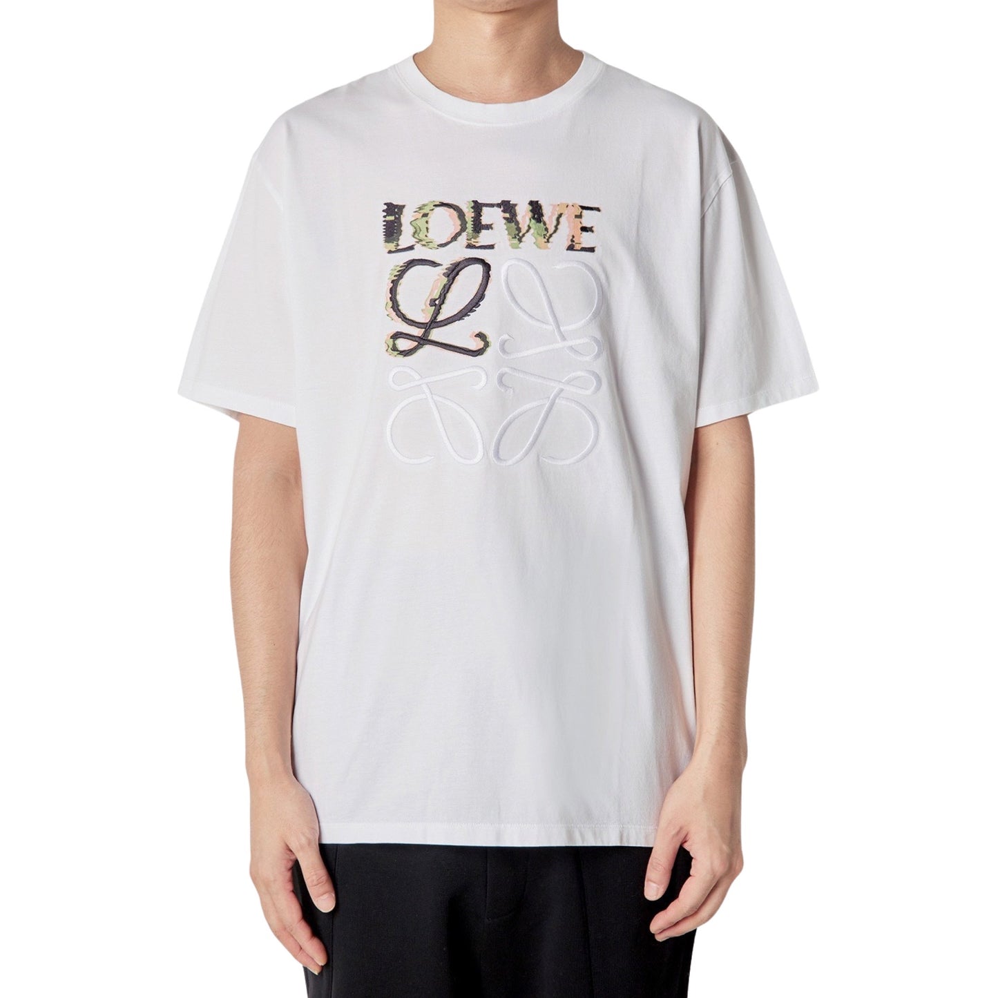 LOEWE Glitch Anagram T-Shirt White