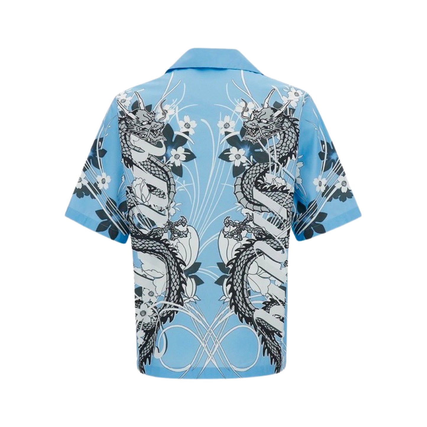 Amiri Dragon Print Shirt Blue