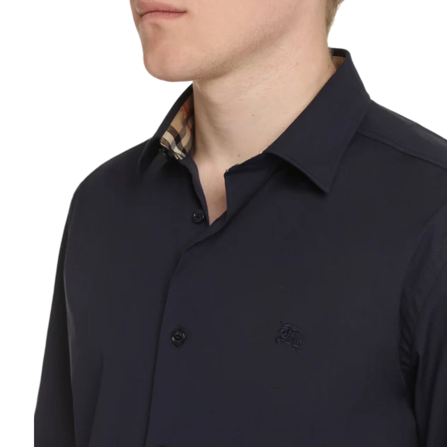 Burberry cotton shirt Classic Blue