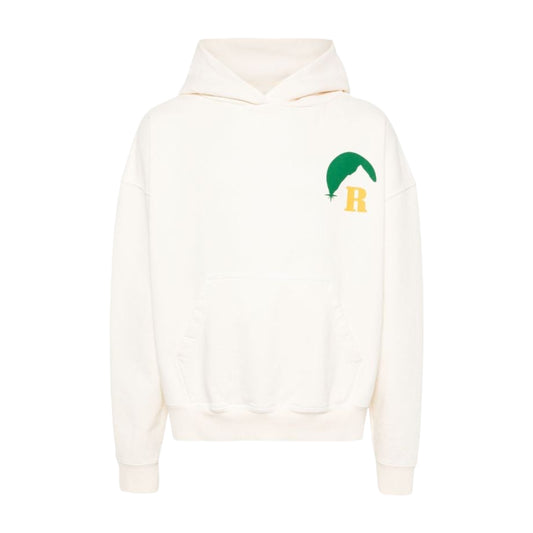 Rhude Moonlight cotton hoodie white