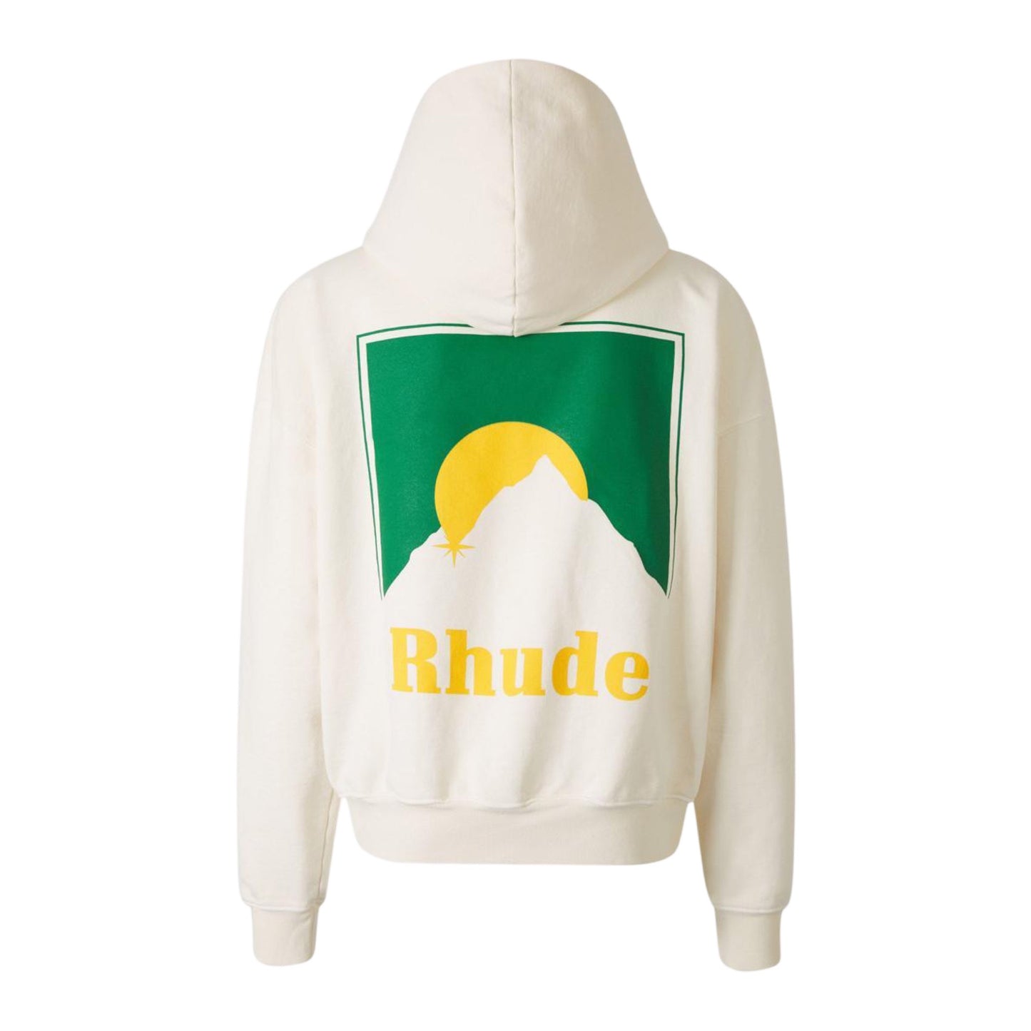 Rhude Moonlight cotton hoodie white