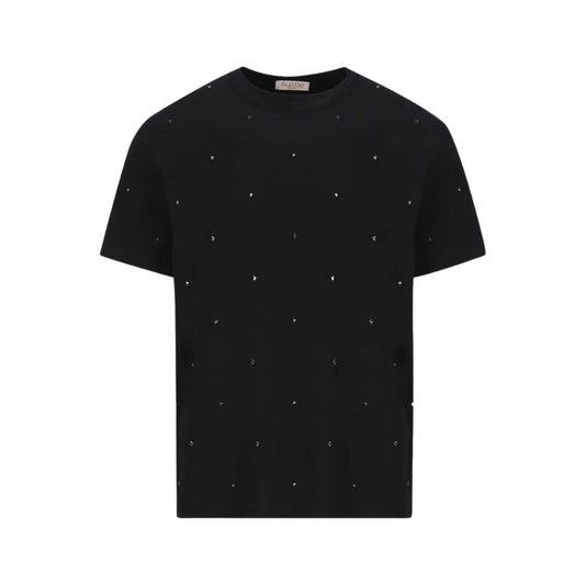 Valentino VLTN Embroidered T-Shirt Black