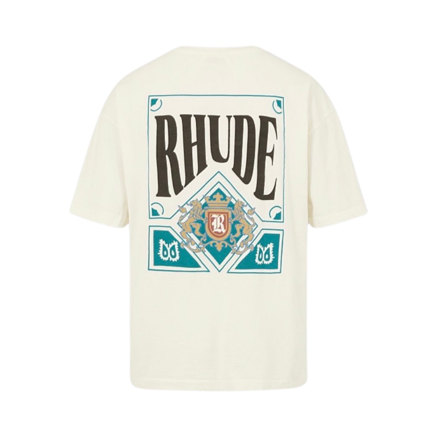 RHUDE Card logo print T-shirt