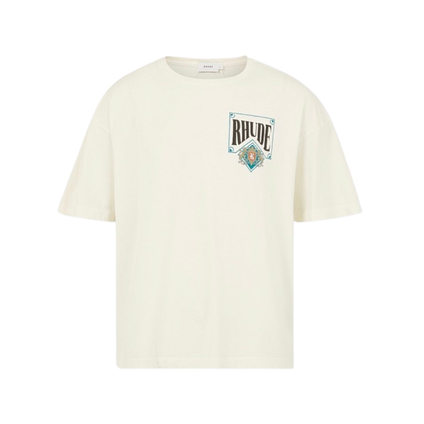 RHUDE Card logo print T-shirt