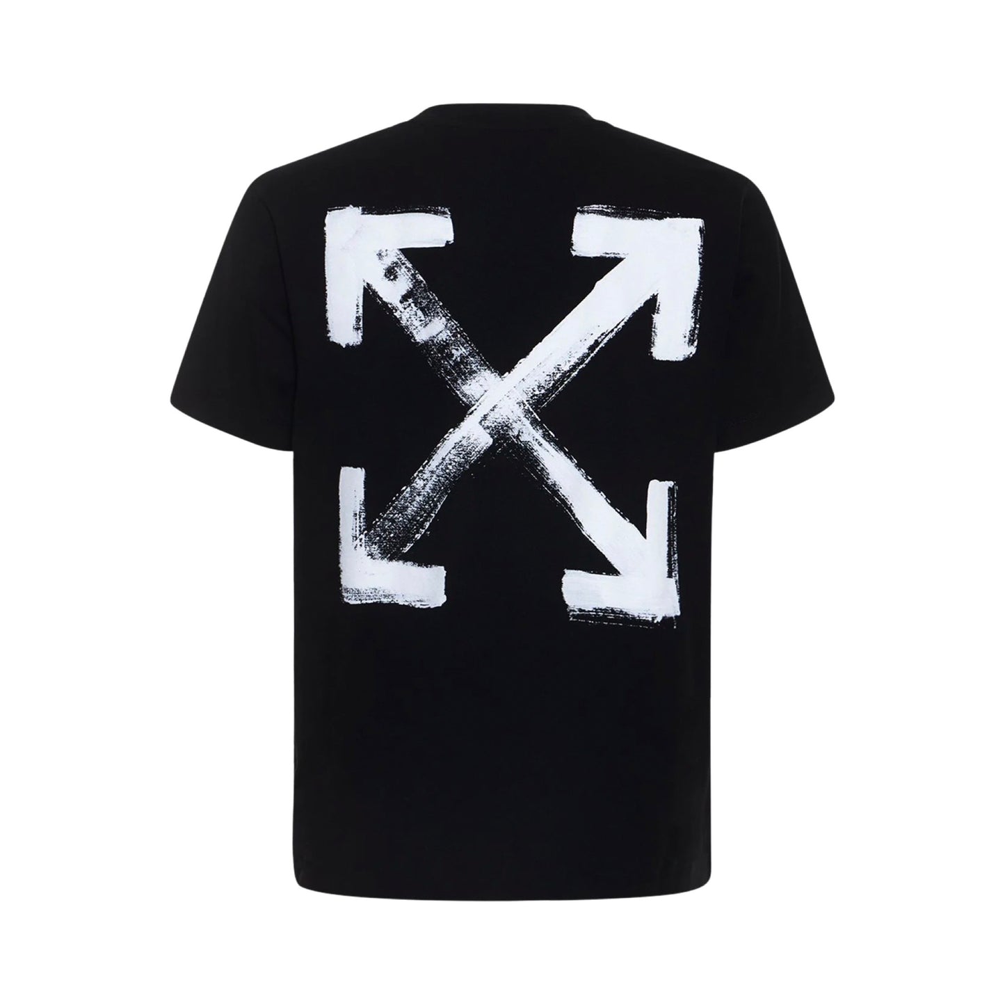 Off-White Painted Arrows-print T-shirt Black