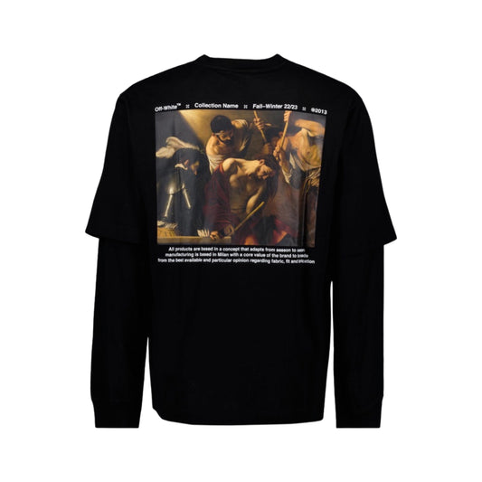 Off-White Michelangelo Merisi da Caravaggio print T-shirt Black