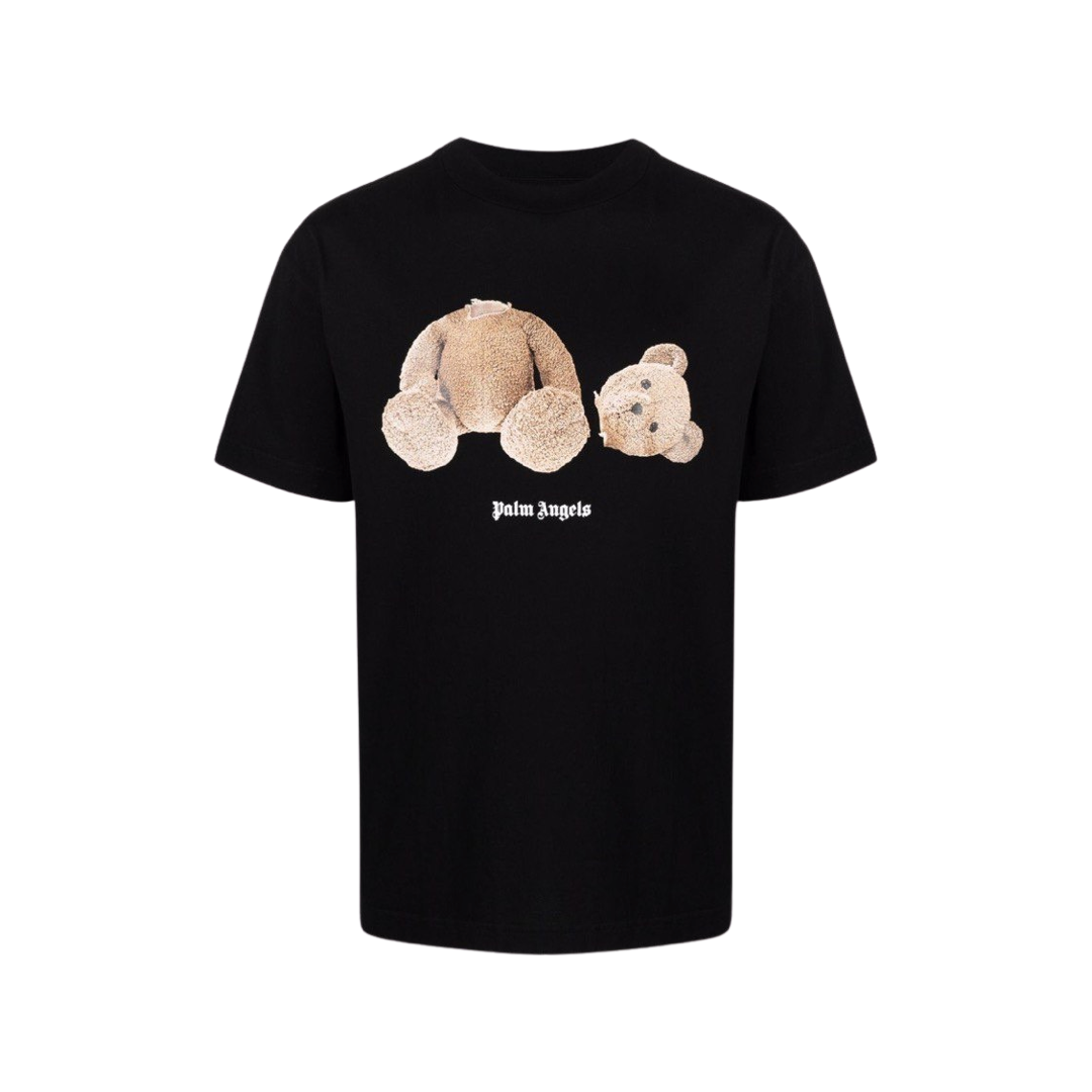 Palm Angels Teddy bear print T-shirt Black