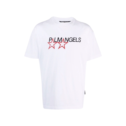 Palm Angels logo-print T-shirt White