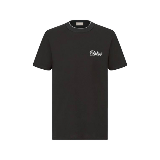 Dior Men Kenny Scharf T-Shirt Black Cotton Jersey