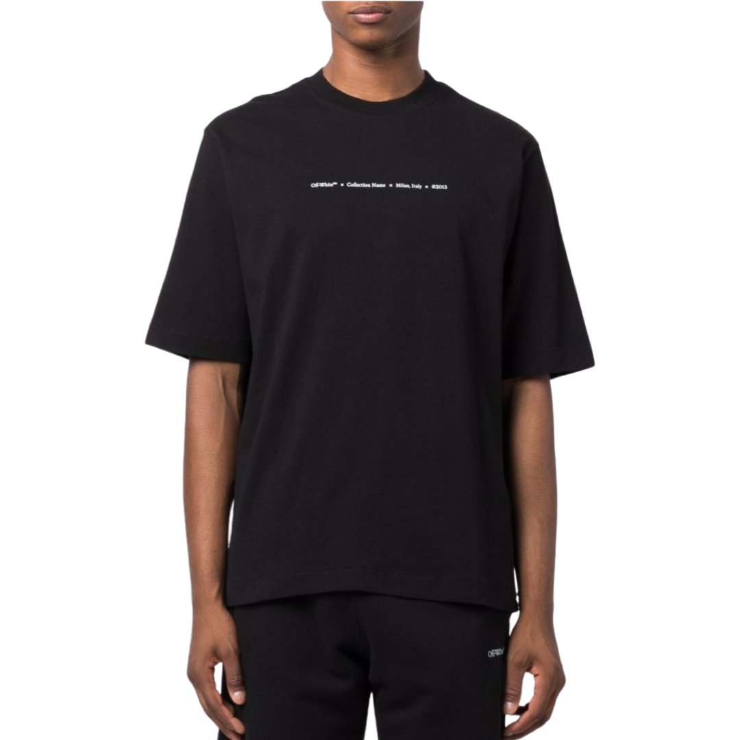 Off-White marker short sleeve skate print T-shirt Black