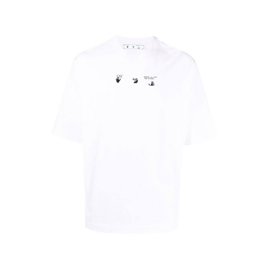 Off-White Arrows print cotton T-shirt White