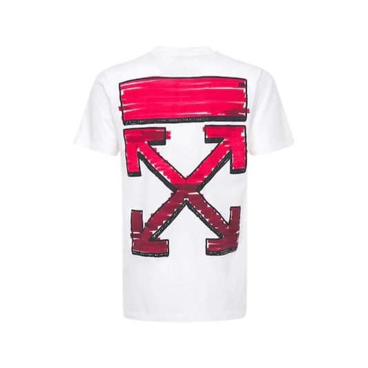 Off-White marker signature cross T-shirt White