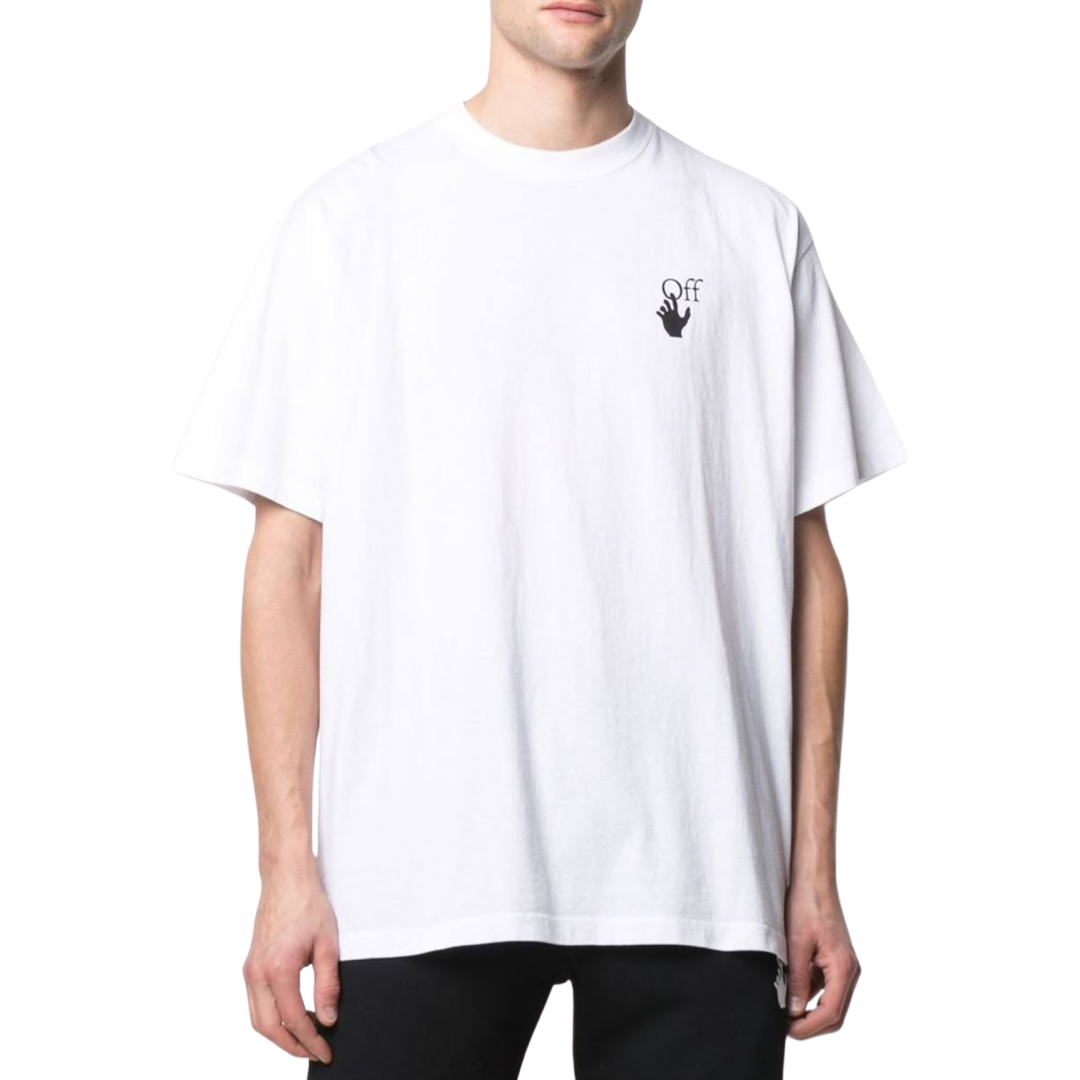 Off-White marker signature cross T-shirt White