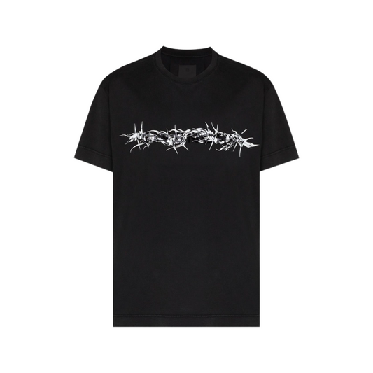 Givenchy Barbed Wire-print T-shirt Black