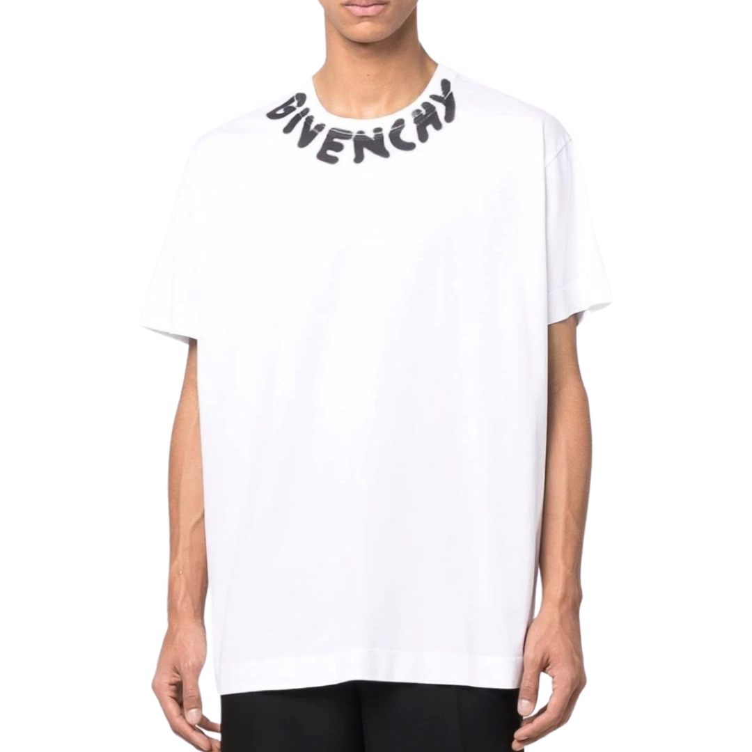 Givenchy Tag Effect Prints T-shirt White