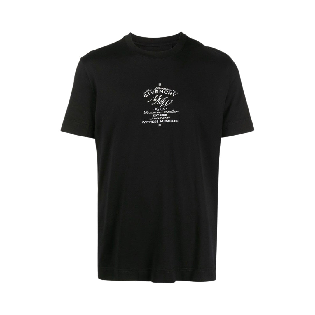 Givenchy logo-print crewneck T-shirt Black