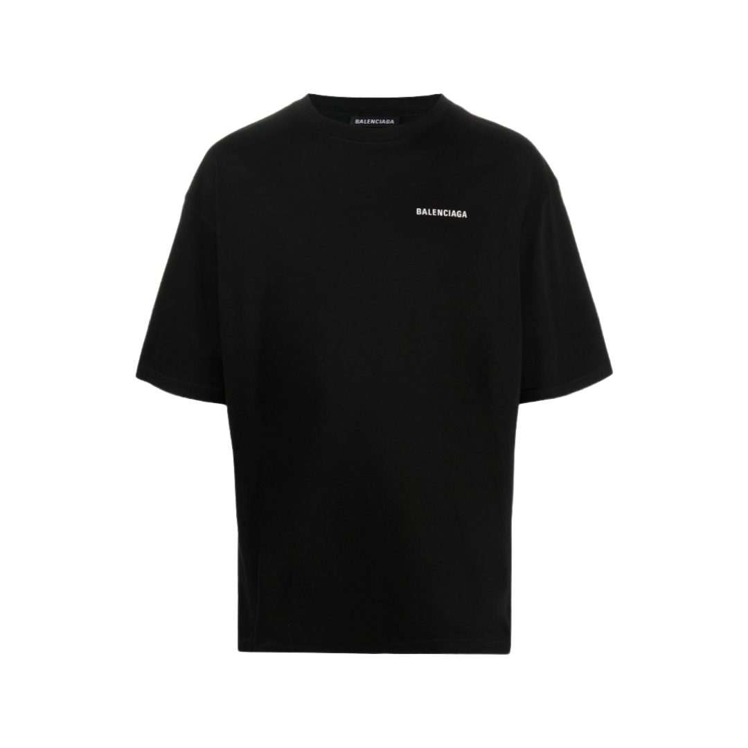 Balenciaga logo-print T-shirt Black