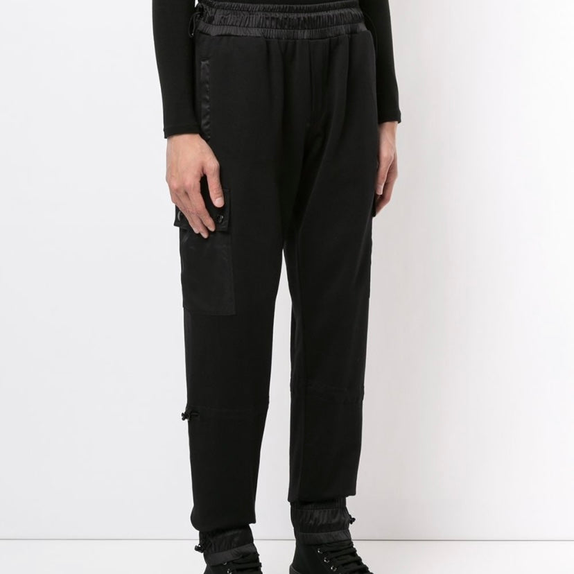 Dolce & Gabbana tapered cargo track trousers Black