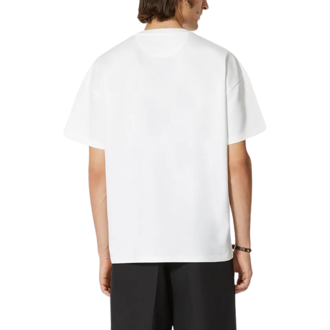 Valentino Iconic motif logo print T-shirt White