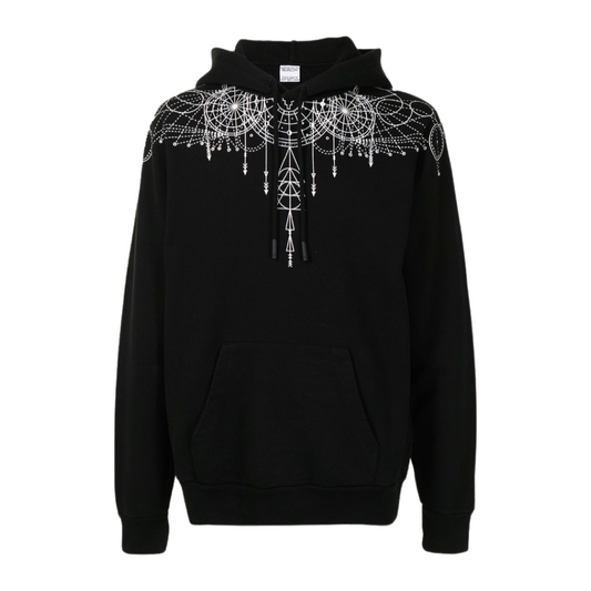 Marcelo Burlon County of Milan Astral Wings Hoodie Black