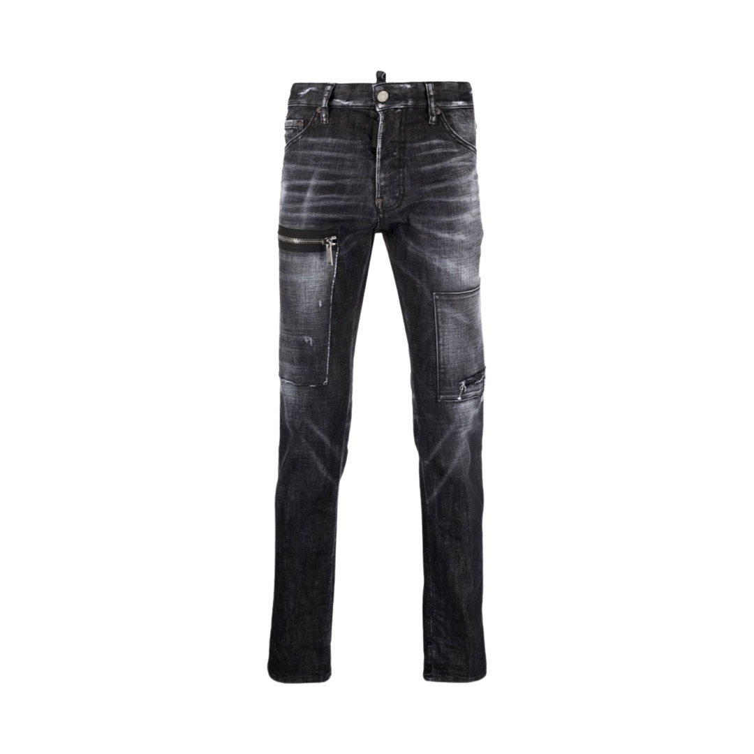 Dsquared2 distressed-effect slim fit jeans