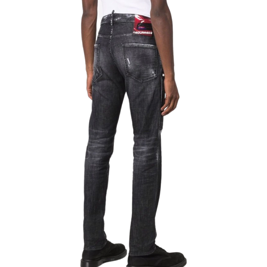 Dsquared2 distressed-effect slim fit jeans