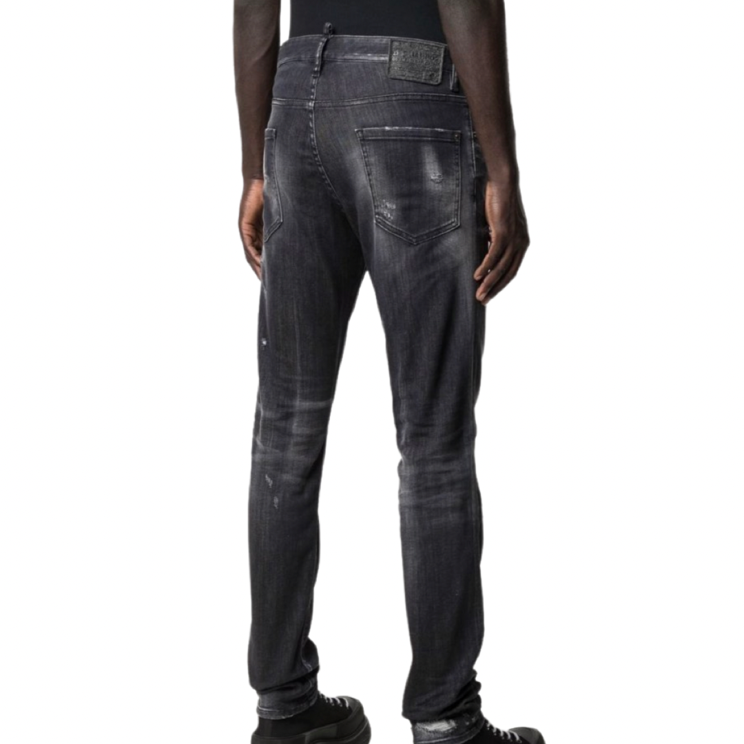 Dsquared2 faded-effect slim-fit Jeans Black