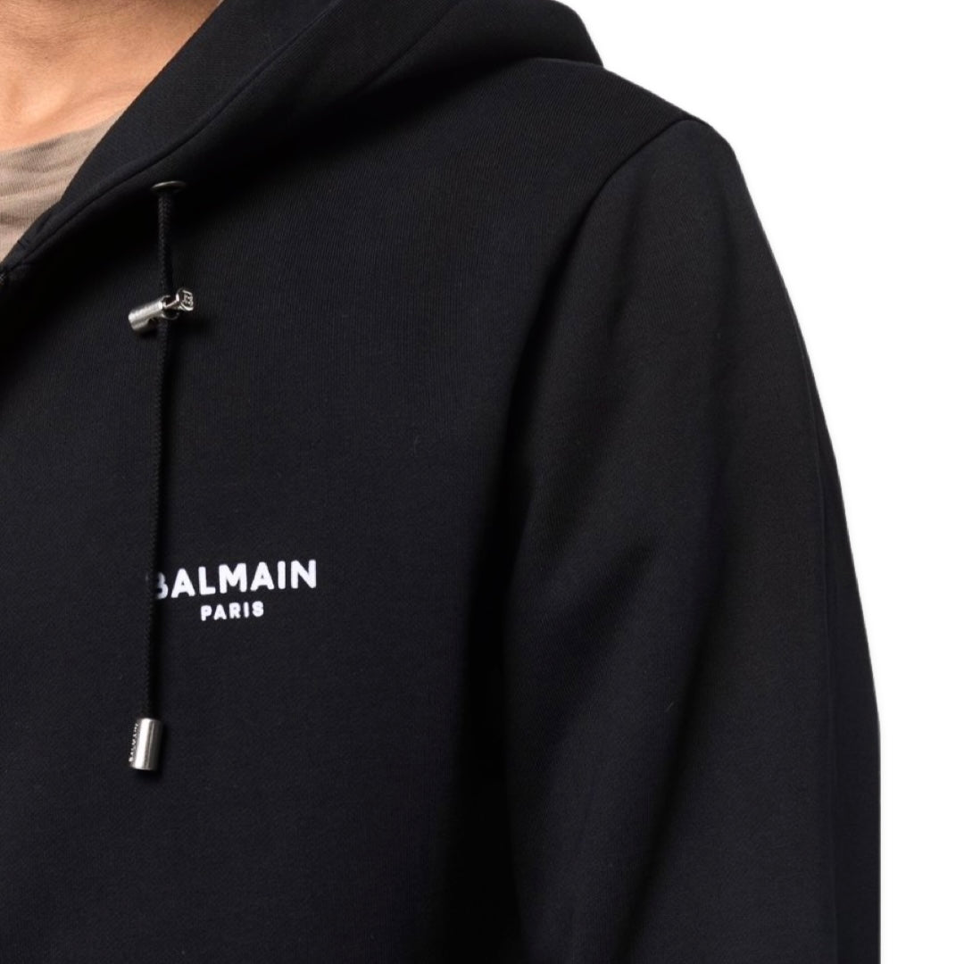 Balmain logo-print zipped Black Tracksuit Set