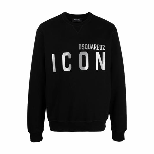 Dsquared2 Grey Icon-print Sweatshirt Black