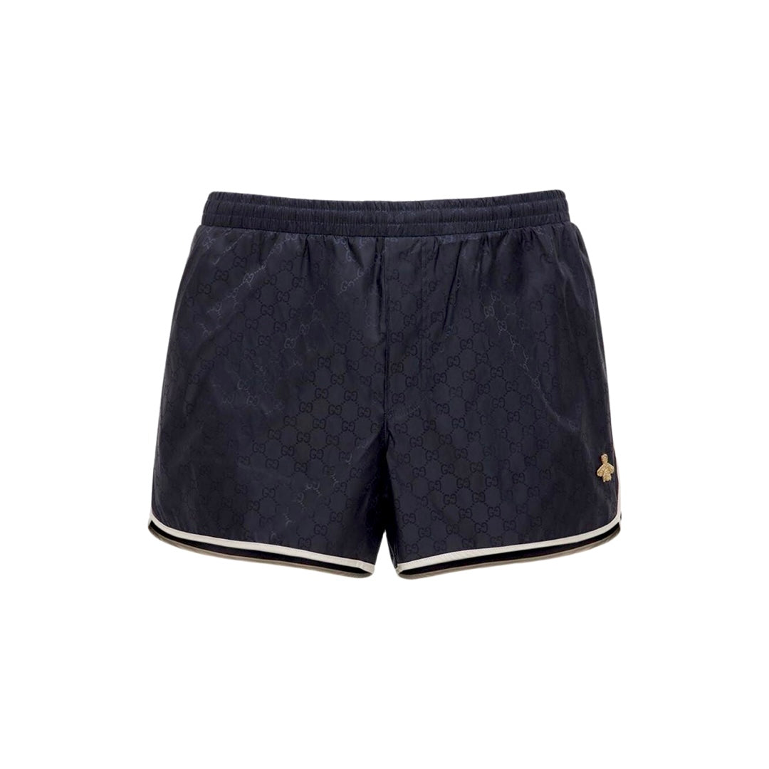 Gucci GG Monogram Swim Shorts Dark Blue