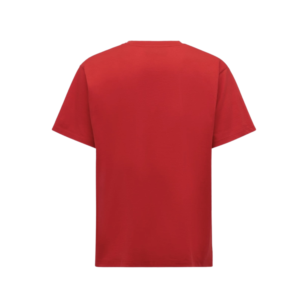 Gucci Mirror print oversize cotton T-shirt Red