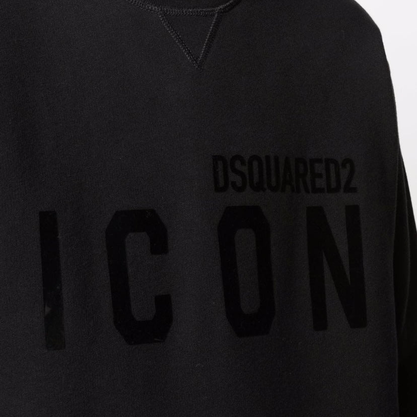 Dsquared2 Icon logo print Sweatshirt Black