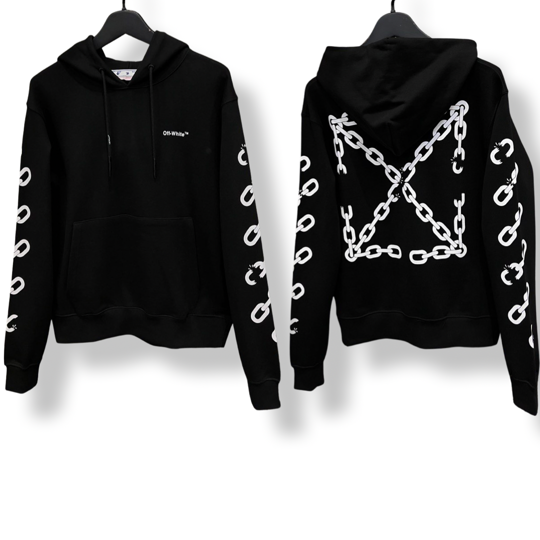 Off-White Chain Arrow Hoodie - Size L