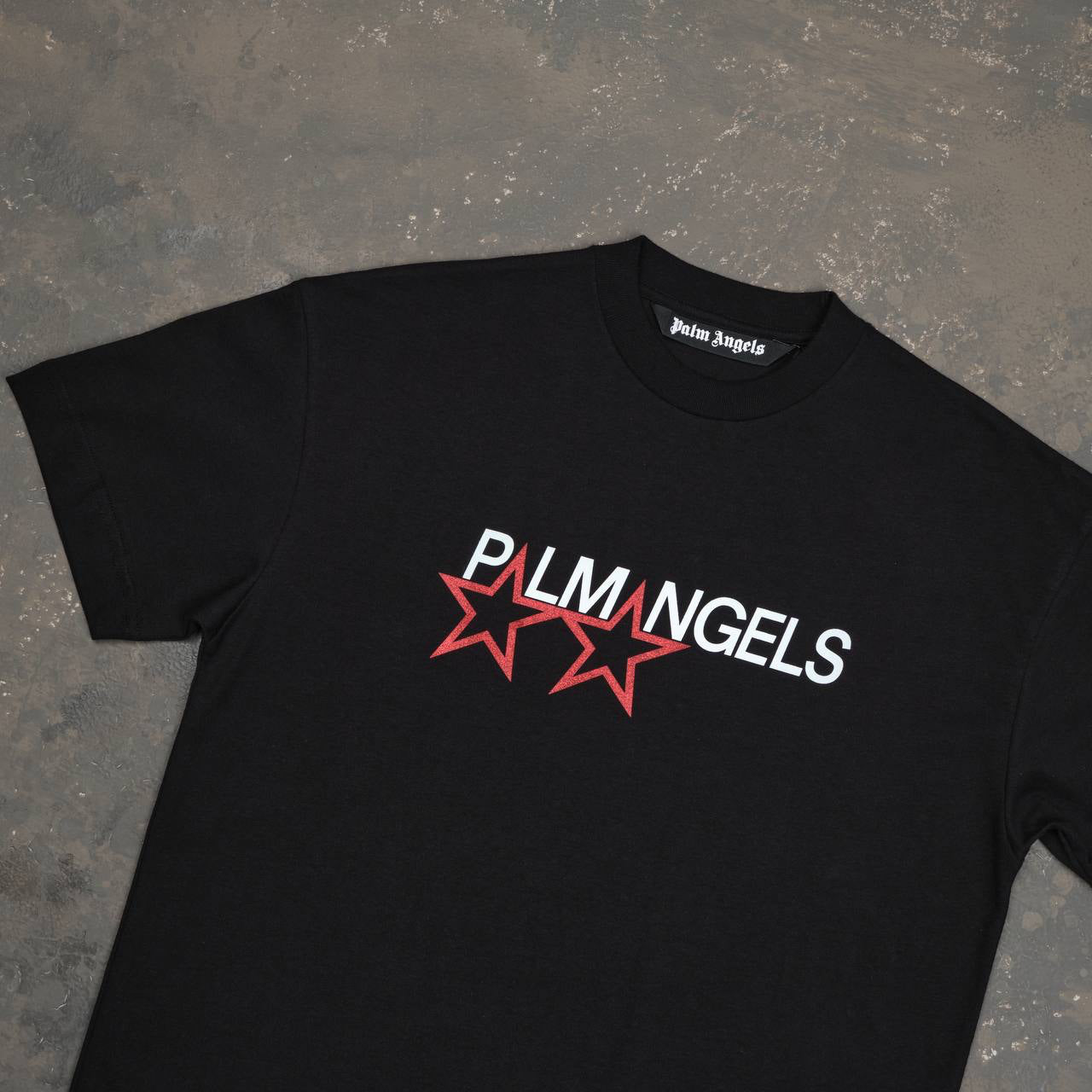 Palm Angels logo-print T-shirt Black